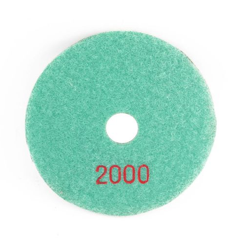 Granite concrete buffing wet dry diamond resin polishing pad 2000 grit 10cm for sale