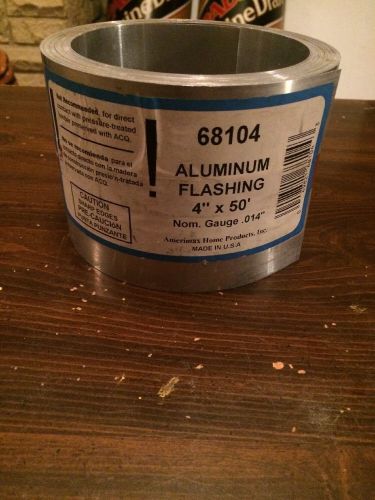 4&#034; x 50&#039; .Aluminum Roll Flashing 68104 Amerimax Made in USA Nom. Gauge .014&#034;