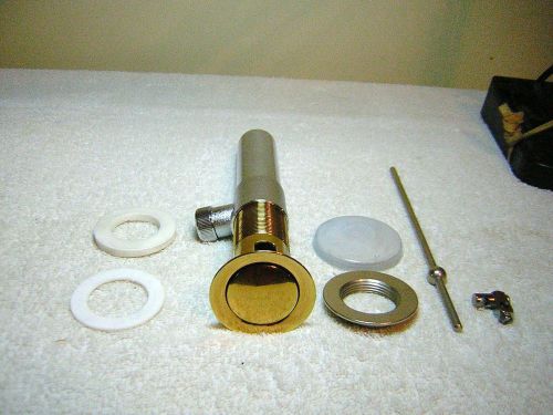 &#039;J ADO DROP-IN TOP MOUNT, METAL,H960745A4, OVER FLOW, GOLD, BATHROOM SINK DRAIN.