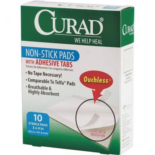 NON STICK PAD W ADHES TABS MEDLINE Home First Aid/Medical Aids CUR47148