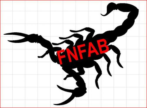 Scorpion CNC Plasma ready .dxf clip art by FNFAB