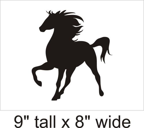 2X Black Horse Car Vinyl Sticker Decal Decor Removable Product F57