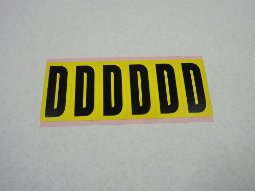 Ideal Bin Markers 44-707 Legend D 1-1/2 x 3-1/2&#034; 6 Per Sheet ! NEW !