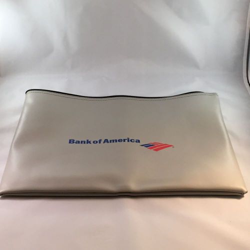 Bank of America Deposit Money Zipper Bag - 16&#034; x 12&#034;