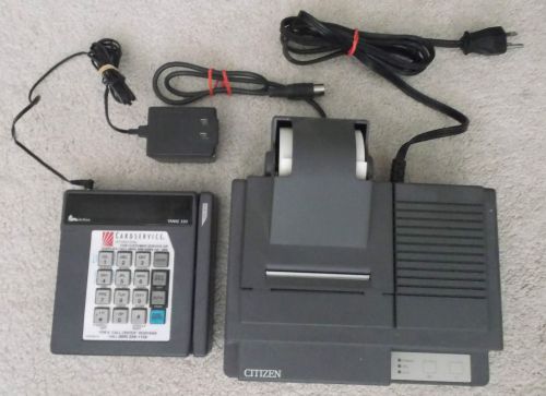 Verifone TRANZ-330 Credit Card Processing Machine &amp; Citizen Printer iDP562-RSL2