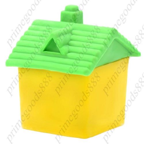 Cute Cartoon House Modeling Eraser Novelty Stationery Kids Office Use Assorted