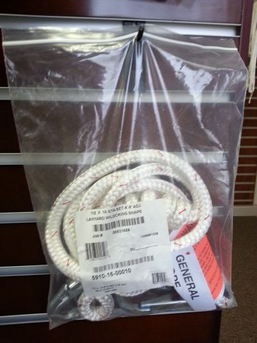 New England Rope 1/2&#034; 10 STA-SET 4&#039;-9&#039; Adjustable Lanyard w/Locking Snaps