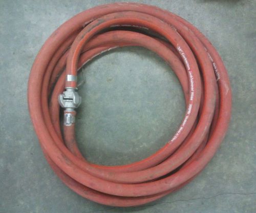 3/4&#034; JACKHAMMER JACK HAMMER RED RUBBER AIR HOSE 300 PSI - 27 FT