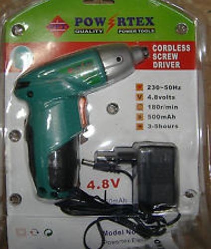 NEW POWERTEX CORDLESS SCREW DRIVER PPT-SD-10-LI   FREE WORLD WIDE SHIPPING