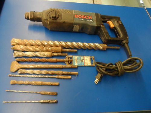 Bosch bulldog #11224vsr hammerdrill with 10 bits for sale