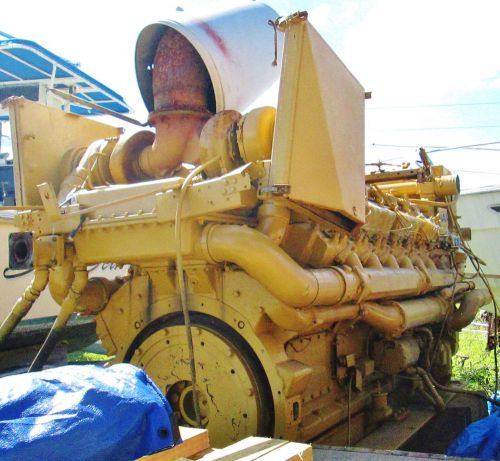 Caterpillar D399 Marine Engine 1250 HP @ 1800 RPM 8,000 Hours  since Overhaul