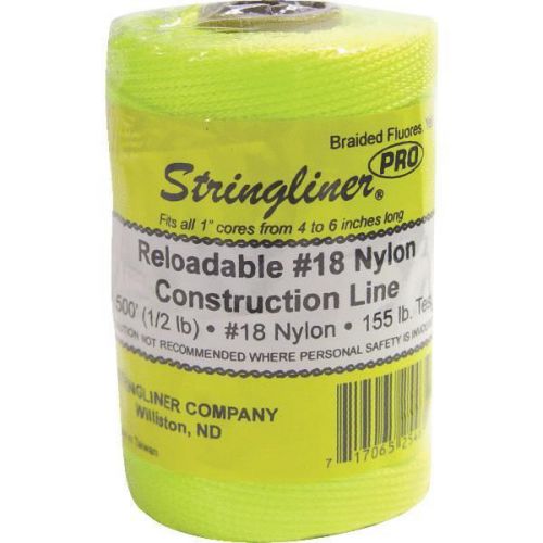 U S TAPE CO 35465 Braided Mason Line Refill-500&#039; BRD YEL MASON LINE