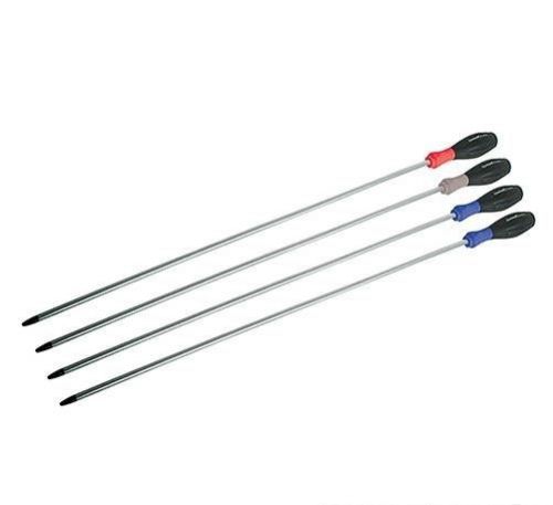 Screwdriver Phillips-head screwdriver, extra long 450 mm 4 pcs. 868,780