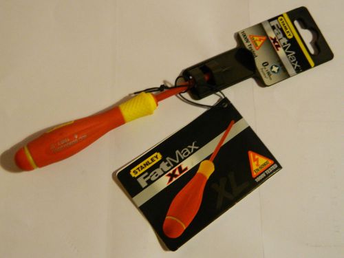 Stanley FatMax XL Insulated Pozi Pozidrive PZ0 Screwdriver 0-66-250