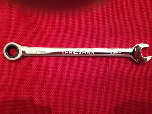 42570 NEW CRAFTSMAN 12mm COMBINATION RATCHETING WRENCH METRIC
