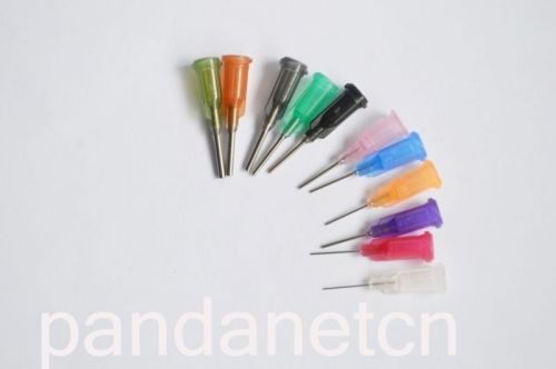 20pcs 1/2&#034; Blunt dispensing needles syringe needle tips 14Ga-27Ga NEW