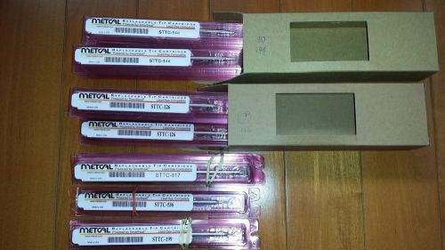 METCAL STTC Tip Cartridges STTC144; STTC126; STTC817; STTC199 &amp; STTC513 all new