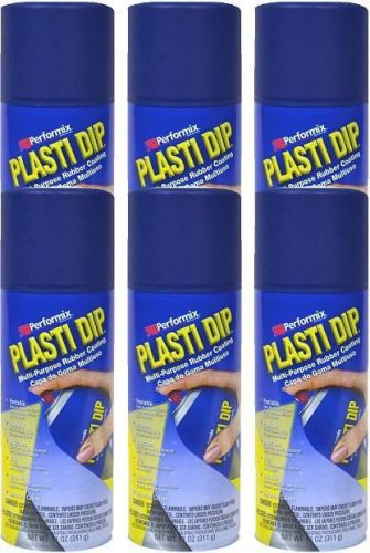 PERFORMIX PLASTI DIP BLURPLE CASE of 6 11OZ RUBBER HANDLE SPRAY NEW