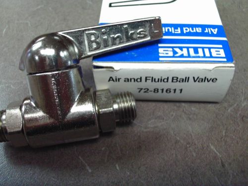 BINKS Genuine 72-81611 Air and Fluid Valve, OEM, Original