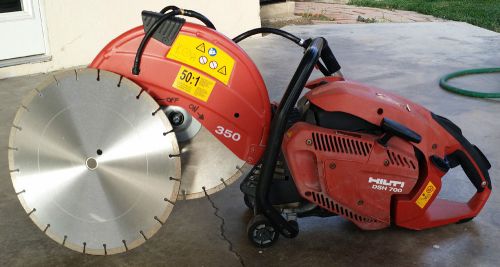 BARELY USED HILTI GAS SAW DSH 700 - 14&#039;&#039; 14 in HAND HELD Cutoff Chop Cut off Saw