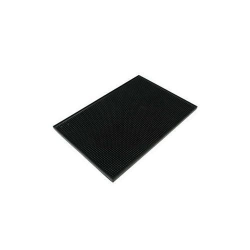 Large 18&#034;x12&#034; Rubber Bar Service Spill Mat, Black New