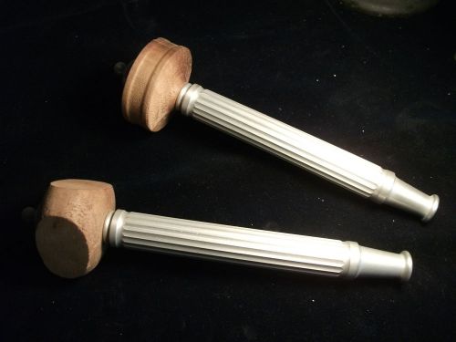 Pair of custom tap handles w/unfinished walnut toppers lot of 2 new for sale