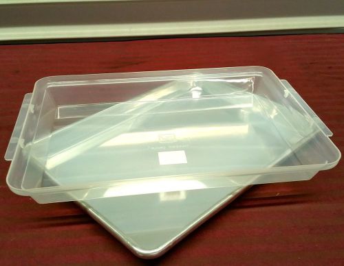 New sheet pan cover full size 18x26 new #2170 clear plastic commercial bakery for sale