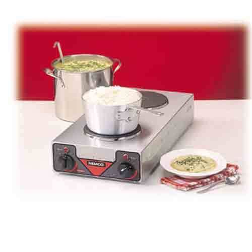 Nemco 6310-3 Hotplate, Two Burners, Countertop, Electric, 120v, 2000 Watts, 16.7