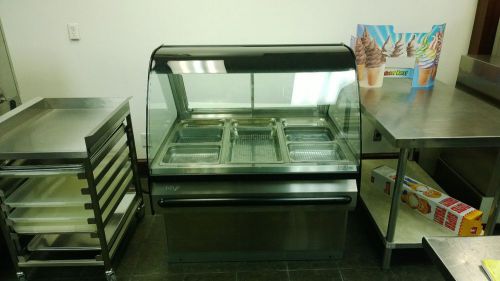 BKI WDCC-3 Electric Hot Deli Case Full Serve 3 well Floor Model