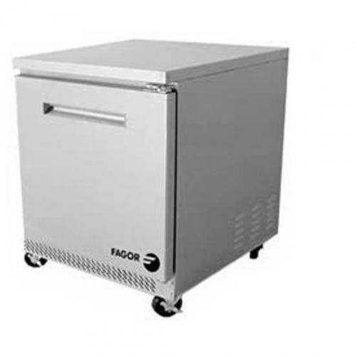 Undercounter Reach In One Door Stainless Steel Freezer Fagor FUF-27