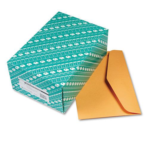 Open Side Booklet Envelope, Traditional, 15 x 10, Brown Kraft, 100/Box