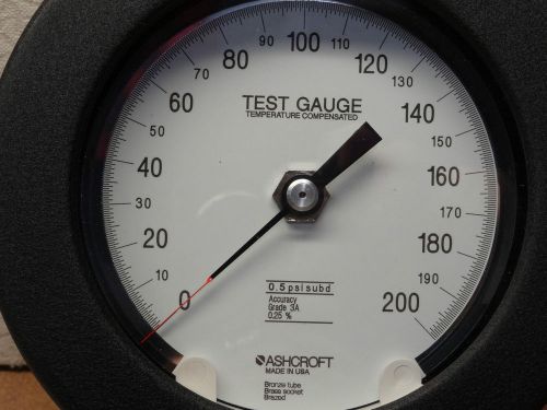 Ashcroft type 1082 test gauge for 4 1/2&#034;, 6&#034; &amp; 8 1/2&#034; test gauges for sale