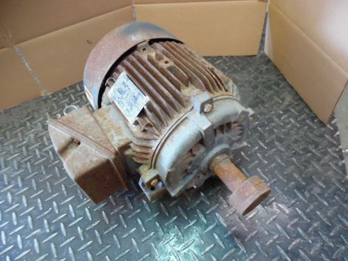 SIEMENS 7.5 HP INDUCTION MOTOR TYPE:RGZ 220-230/440-460V 1735RPM 213T:FR USED