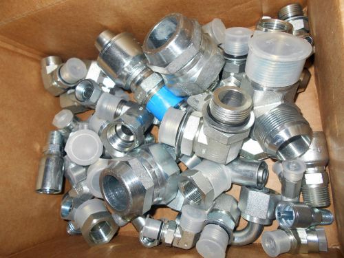 Assorted lot 52 pieces new fittings,adapters,elbow,swivel &amp; others models for sale