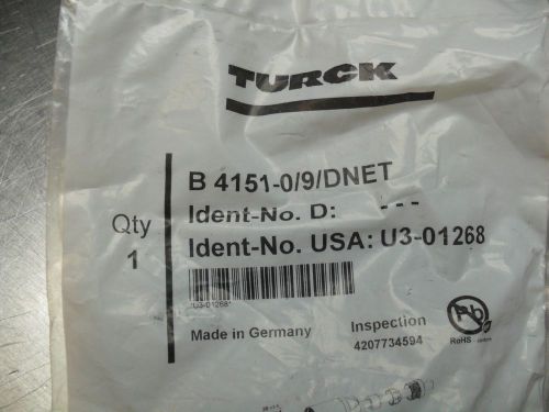 QTY 5 -  TURCK  U3-01268 - B 4151-0/9/DNET  New Free Ship