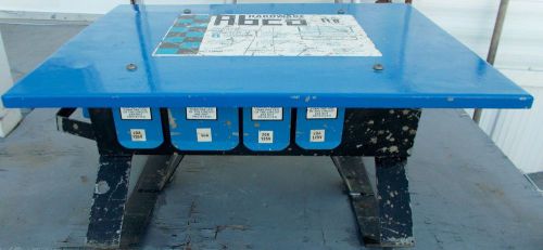 Abco temporary power box 125/250v gfci power distribution spider box 6 pic nr for sale