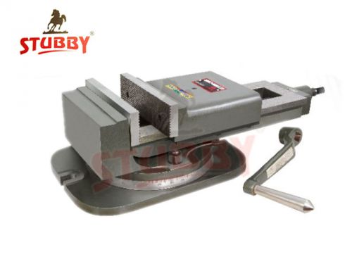 HEAVY DUTY 200MM SHAPER MACHINE VICE SWIVEL BASE WITH CRANK HANDLE