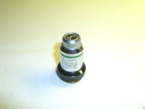 Wild Heerbrugg Leica Leitz Microscope Fluotar Objective 6/0.20 Ph w/ center ring