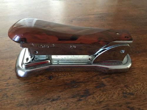 Vintage Mid Century ACE CADET #302 Bakelite Stapler Brown Swirl Model Retro