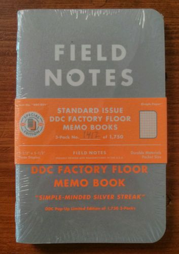 Field Notes DDC Factory Floor Special Limited Edition