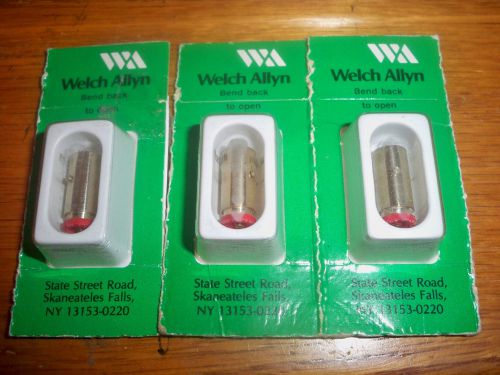 WELCH ALLYN 04900-U 3.5V HALOGEN REPLACEMENT BULB--GENUINE WELCH ALLYN-- 2-PACK