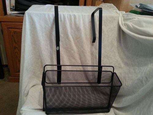 Safco Products Onyx Mesh Panel Organizer Basket, Black