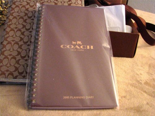 Coach 60462 Calendar Diary Insert for 2014-2015, Brown/Gold (Diary Insert Only)