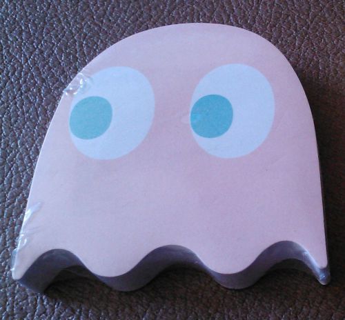 PAC-MAN STICKY NOTES - GHOST - Single Pack - NEW