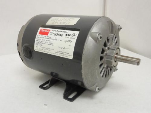 150182 Old-Stock, Dayton 5K984D Split Phase Motor 1/2Hp, 115V, 1725RPM, 1PH, 8.8