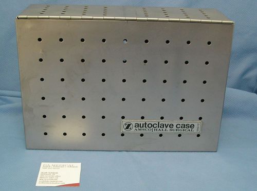 Hall surgical micro 100 drill saw autoclave case 5052-12 for sale