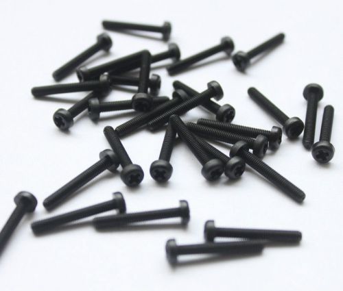 Black Nylon Phillips Screws M3x20 M3 Nylon Nut M3 Washer Qty 84pcs NS30620B