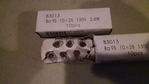 BA9s Miniature Bayonet Base Bulb B3013 NIB Lot of ***16****