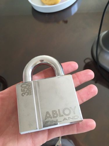 Abloy Finland 350 Hardened - Pristine Condition!