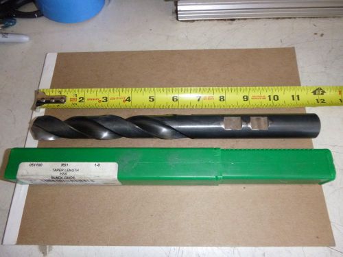 1&#034; diameter HSS Taper Length Drill by Precision Twist Drill